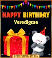 GIF Happy Birthday Veredigma